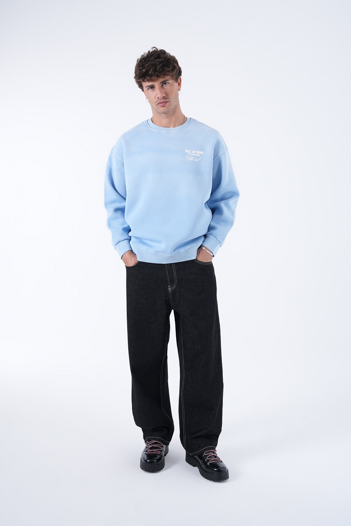 Men’s Graphic Crewneck Sweatshirt – Full of Hope Collection