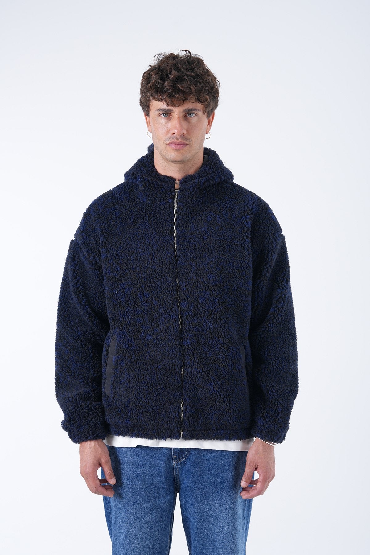 Men’s Sherpa Zip-Up Hoodie – Winter Essential