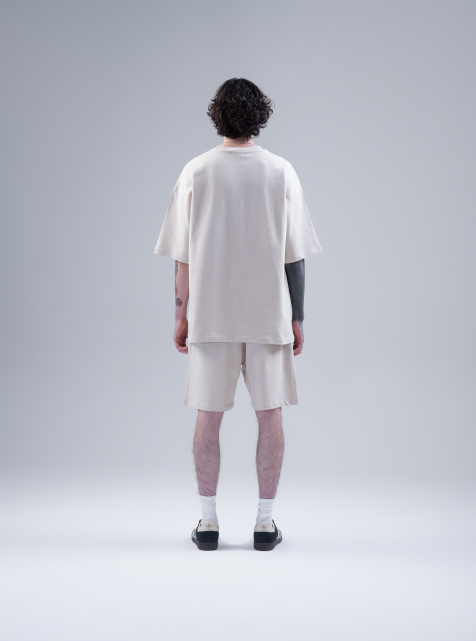 Beige Casual T-Shirt for Men