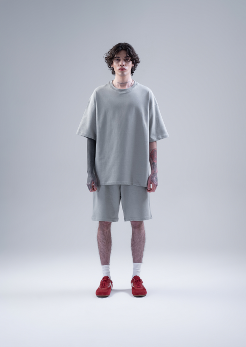 Grey Casual T-Shirt for Men