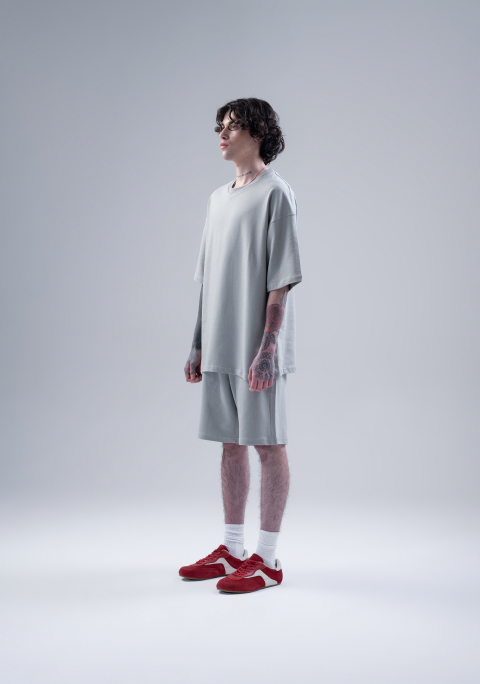 Grey Casual T-Shirt for Men