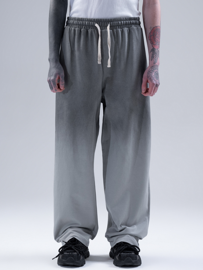 Grey Drawstring Sweatpants for Men