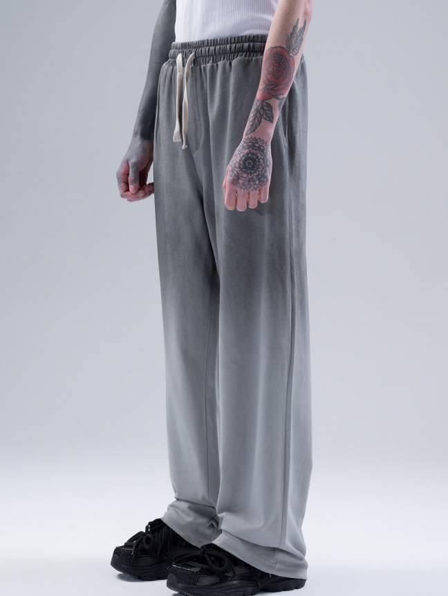 Grey Drawstring Sweatpants for Men