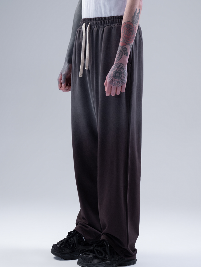 Black Drawstring Sweatpants for Men