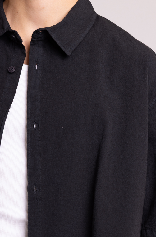 Men's Black Shirt & Shorts Set – Minimalist Streetwear