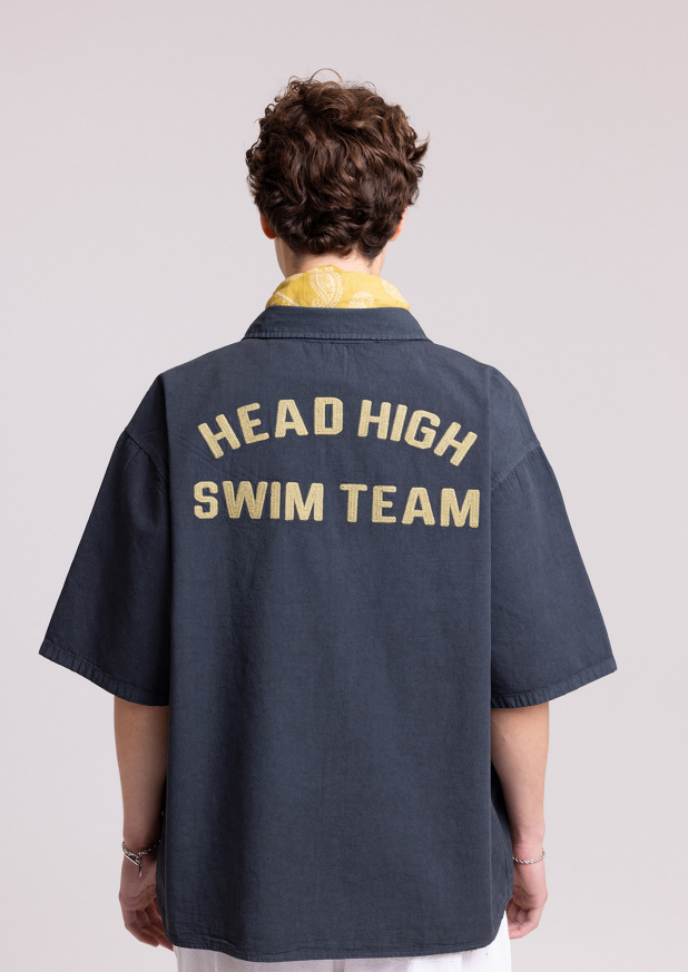 Men's Swim Team Shirt – Head High Embroidered Style