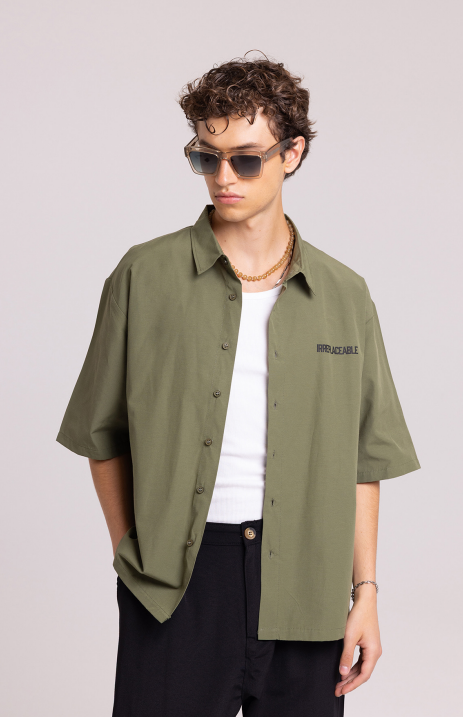 Men’s Olive Irreplaceable 27 Graphic Shirt