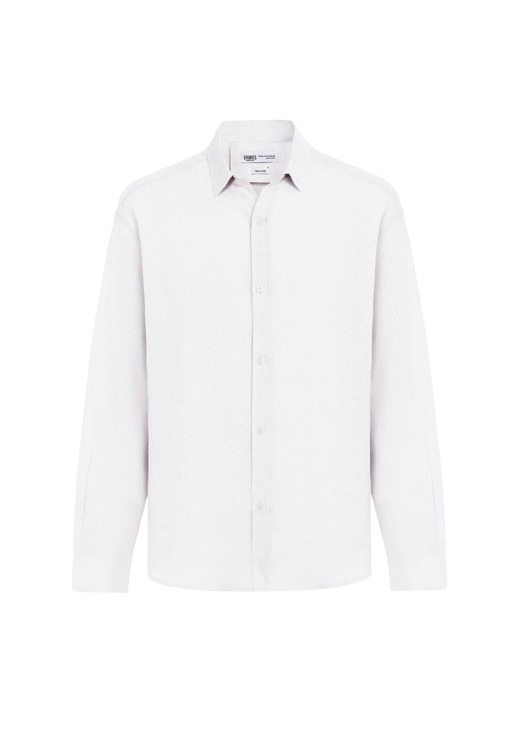 Textured White Patterned Business Shirt – Tailored Precision with Subtle Depth