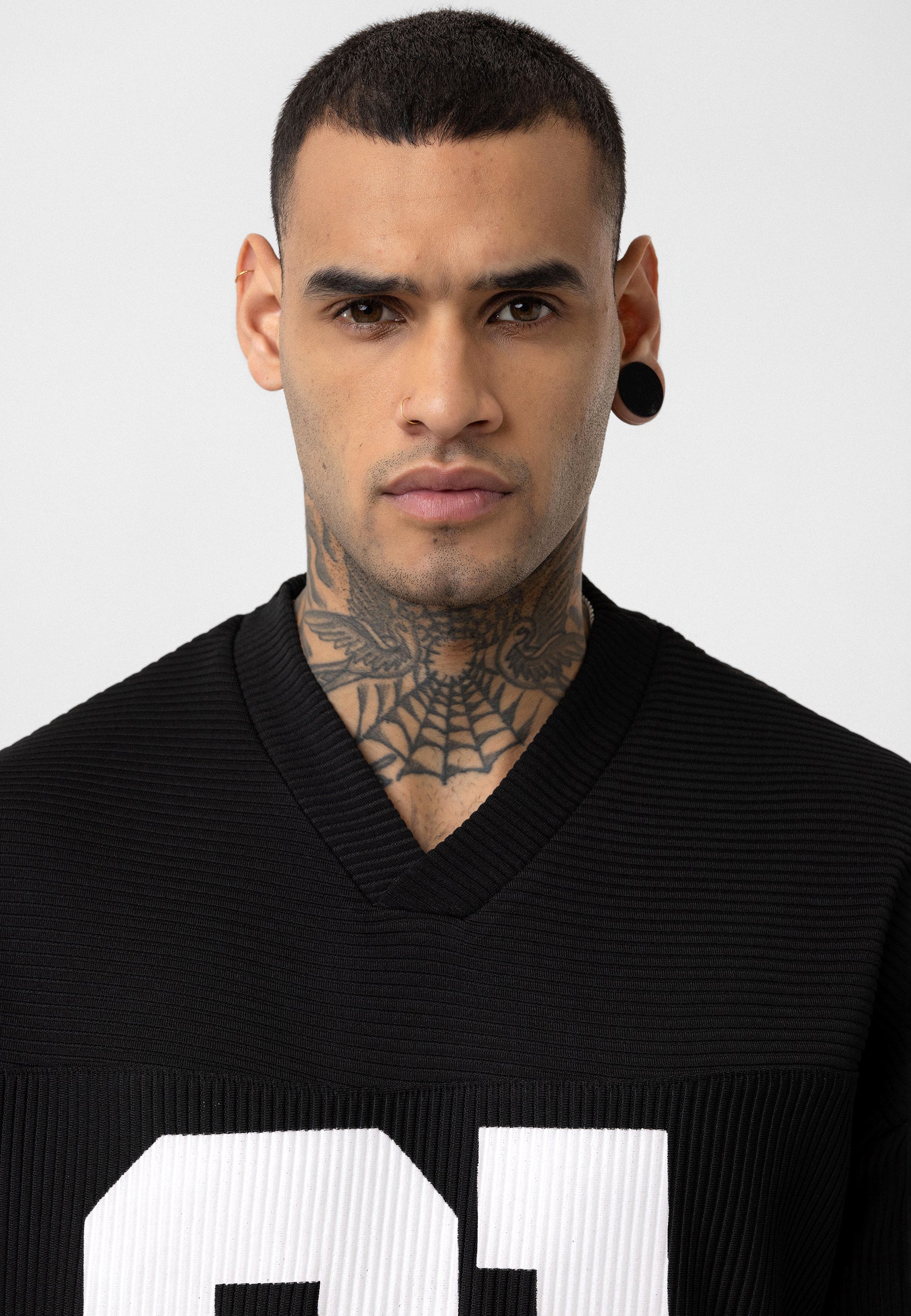 Matte Jet Black Oversized Ottoman-Texture T-shirts – Bold & Relaxed Urban Essential