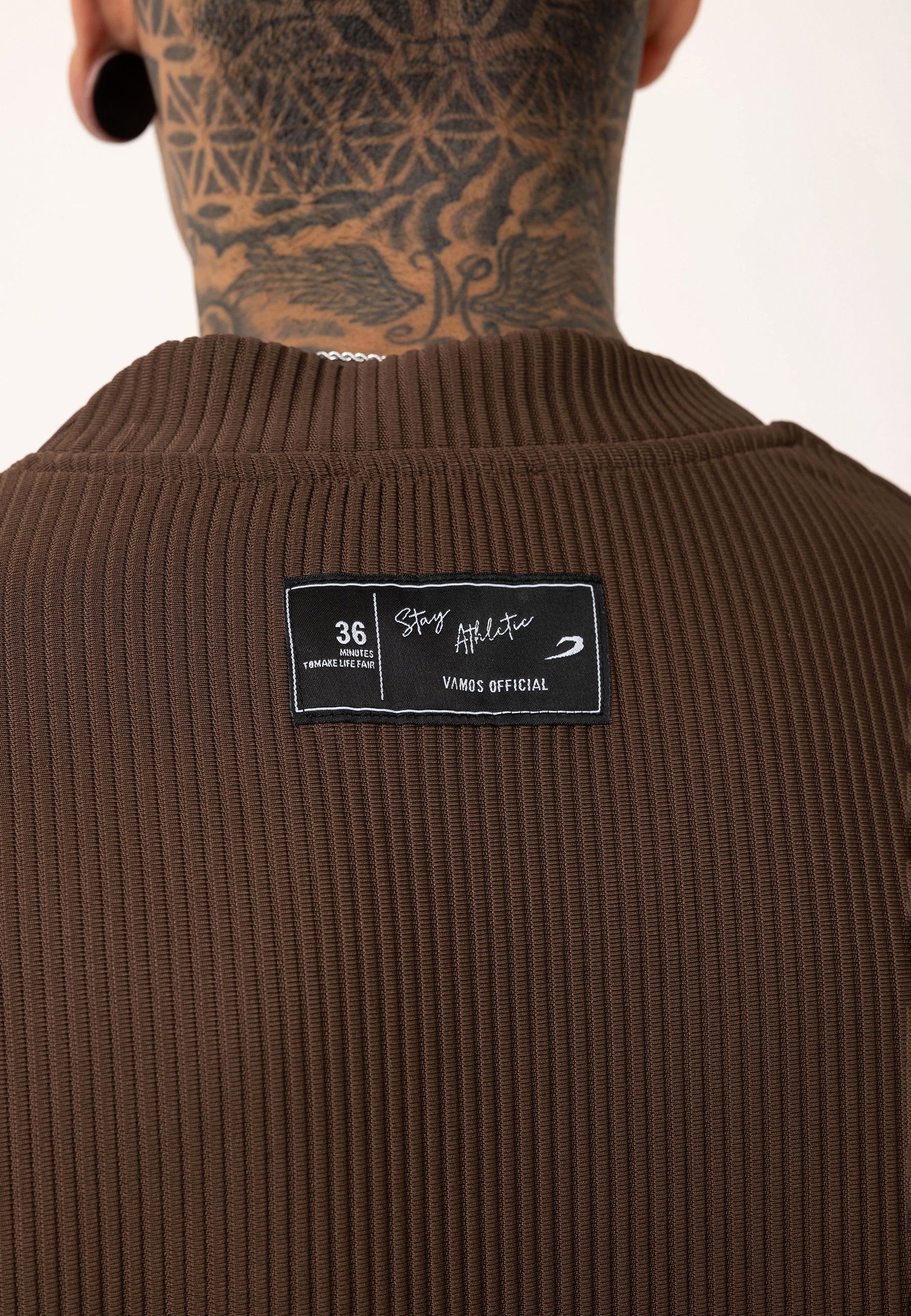 Rich Espresso Brown Oversized Ottoman-Texture T-shirts – Bold & Relaxed Urban Essential