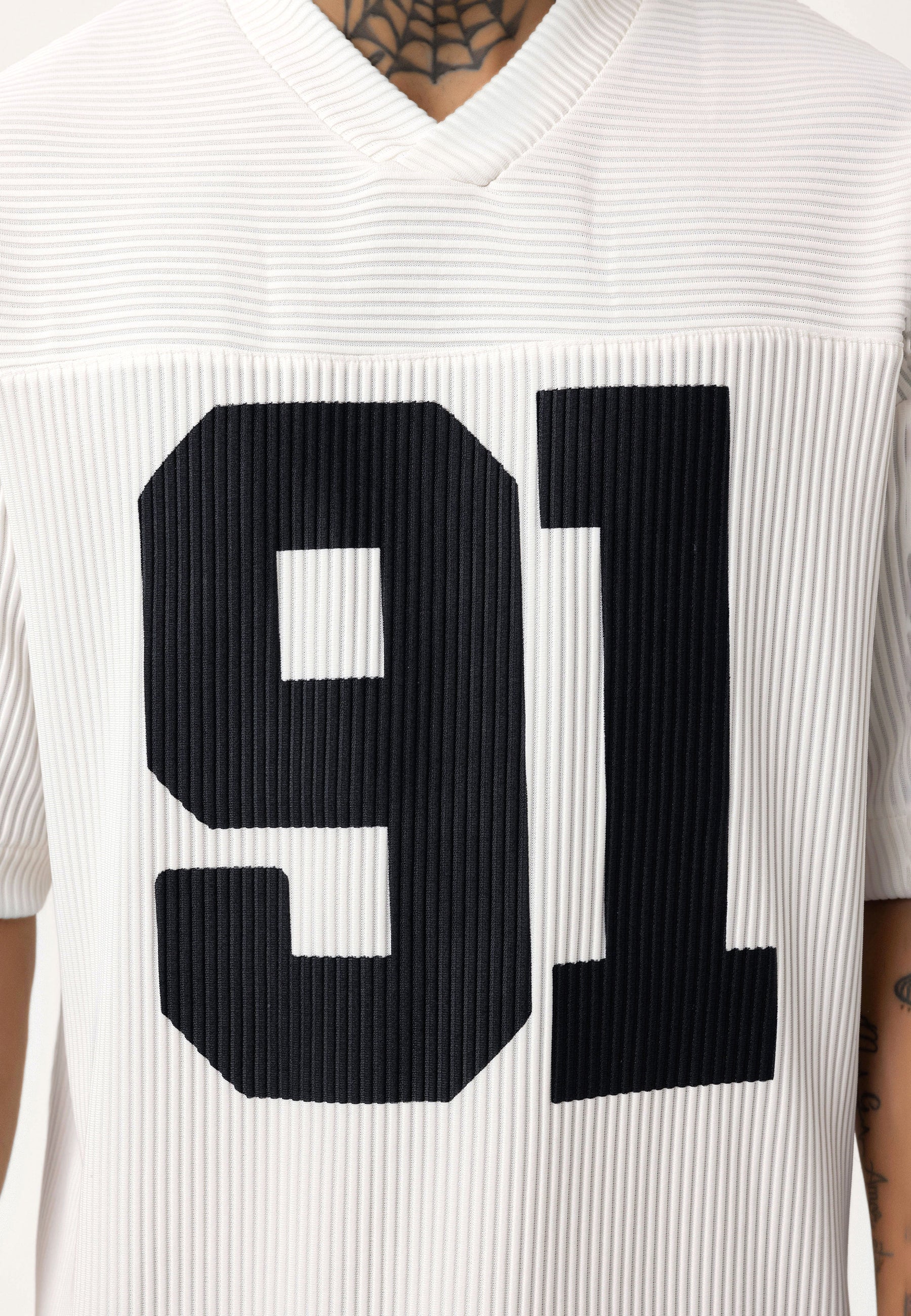 Rich Espresso White Oversized Ottoman-Texture T-shirts – Bold & Relaxed Urban Essential