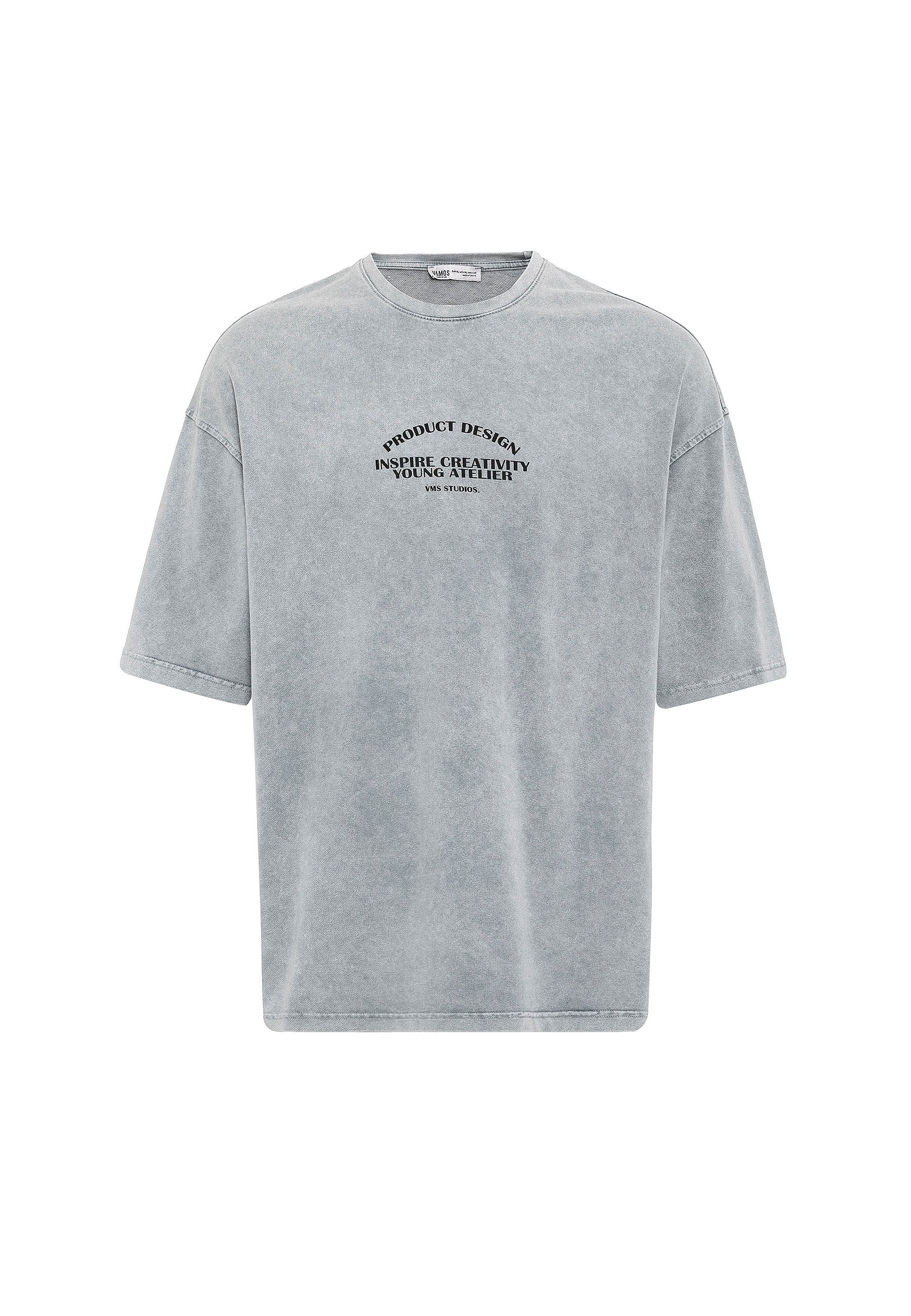 Soft Grey Oversized T-shirts – Casual Edge with Subtle Tone