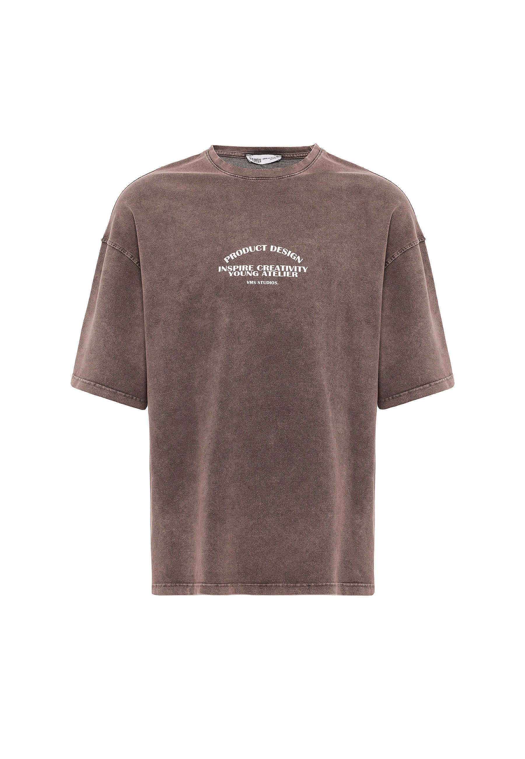 Deep Brown Classic Cotton T-shirts – Clean, Versatile & Ready for Branding