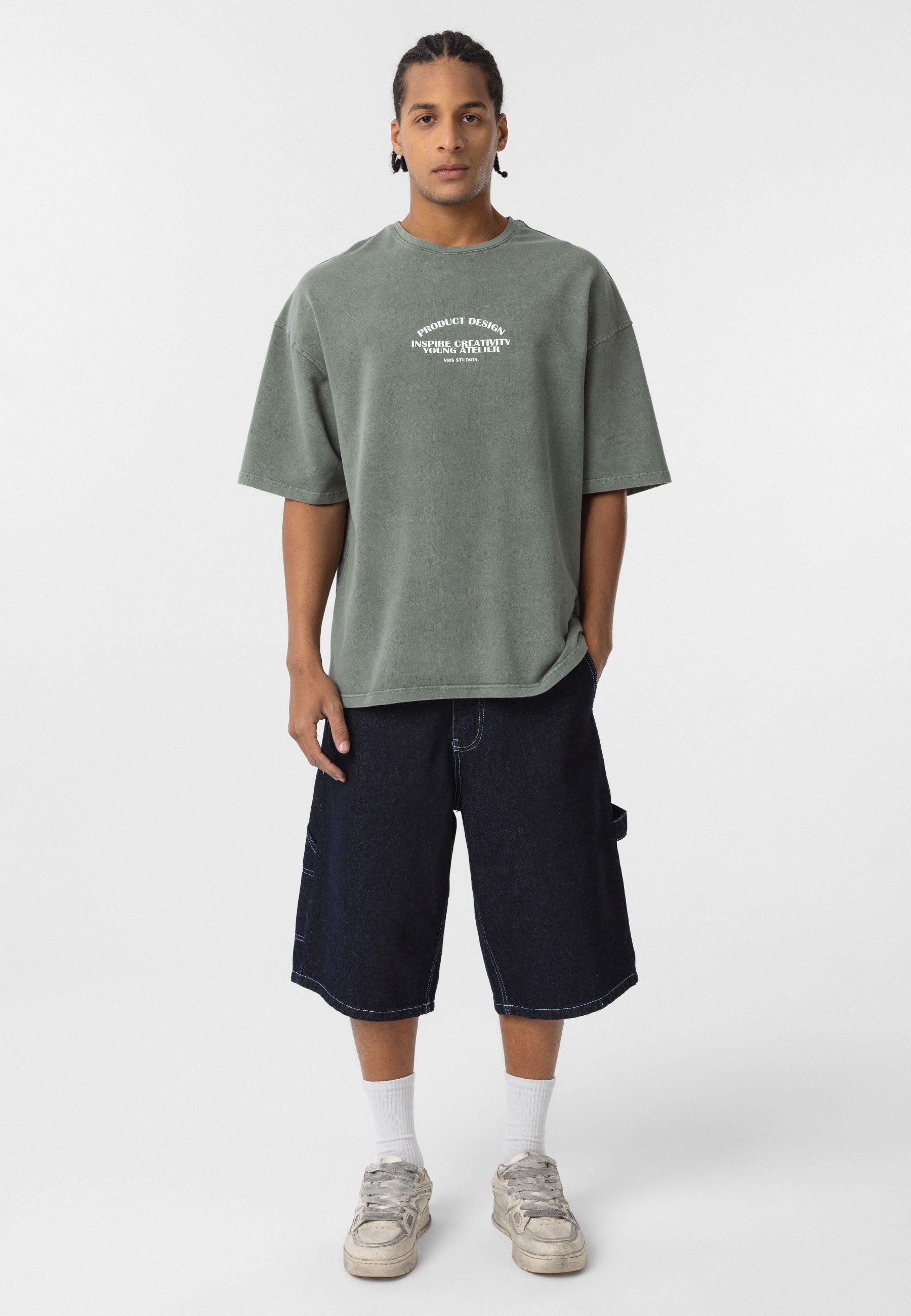 Charcoal Grey Oversized Heavyweight T-shirts  – Rugged Style, Everyday Comfort