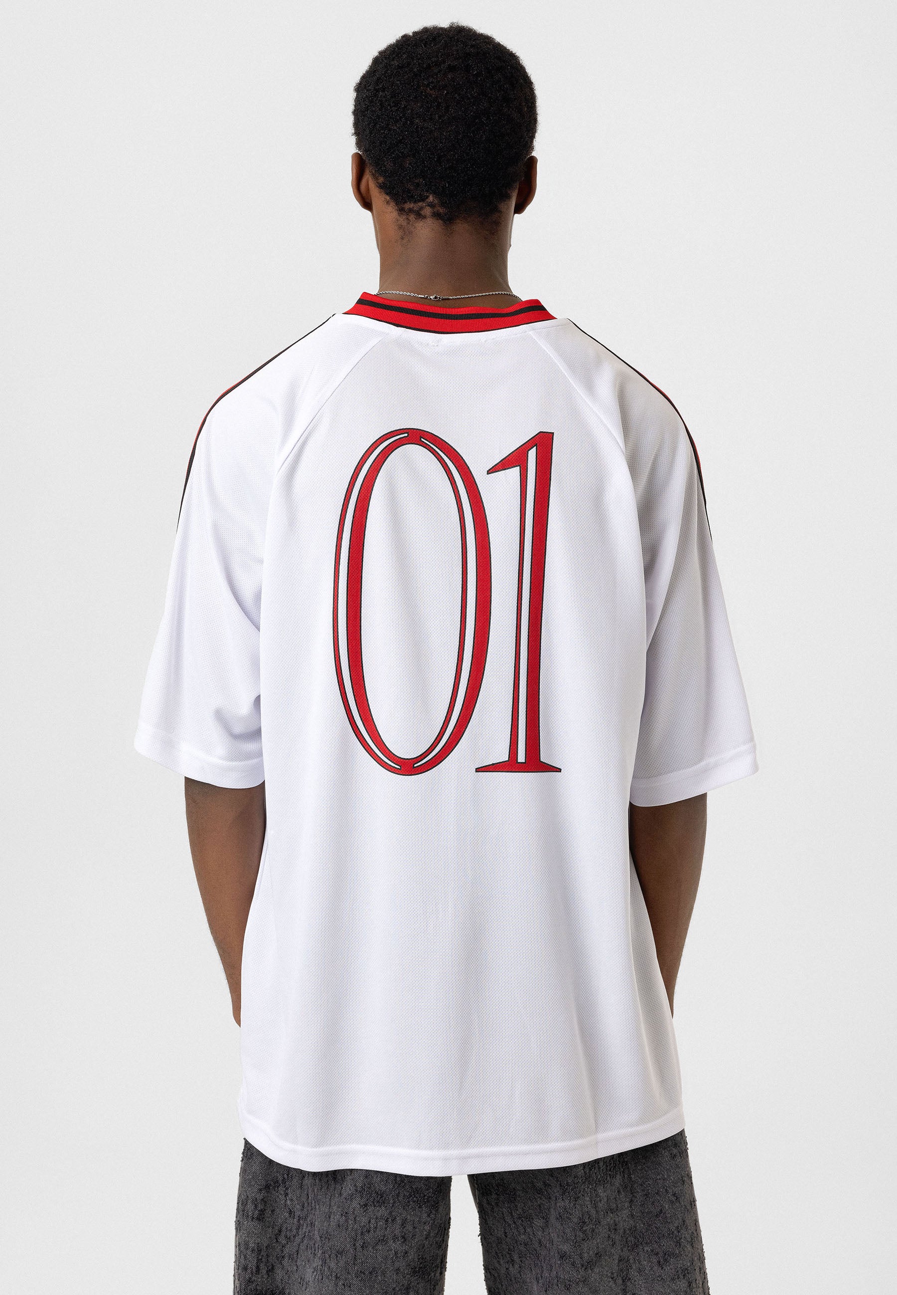 Pure White Oversized Jersey T-shirts – Clean Canvas with Bold Print