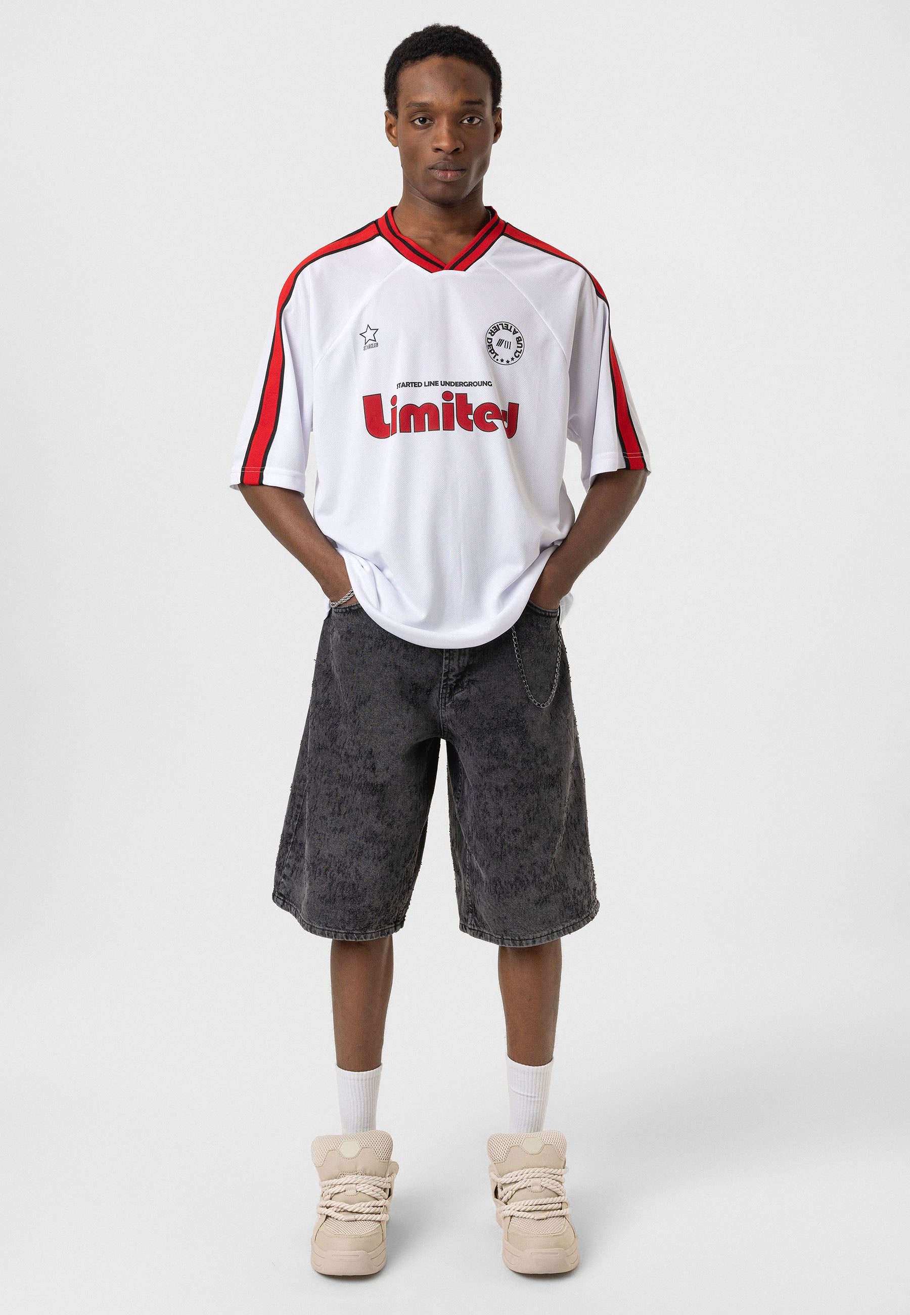 Pure White Oversized Jersey T-shirts – Clean Canvas with Bold Print