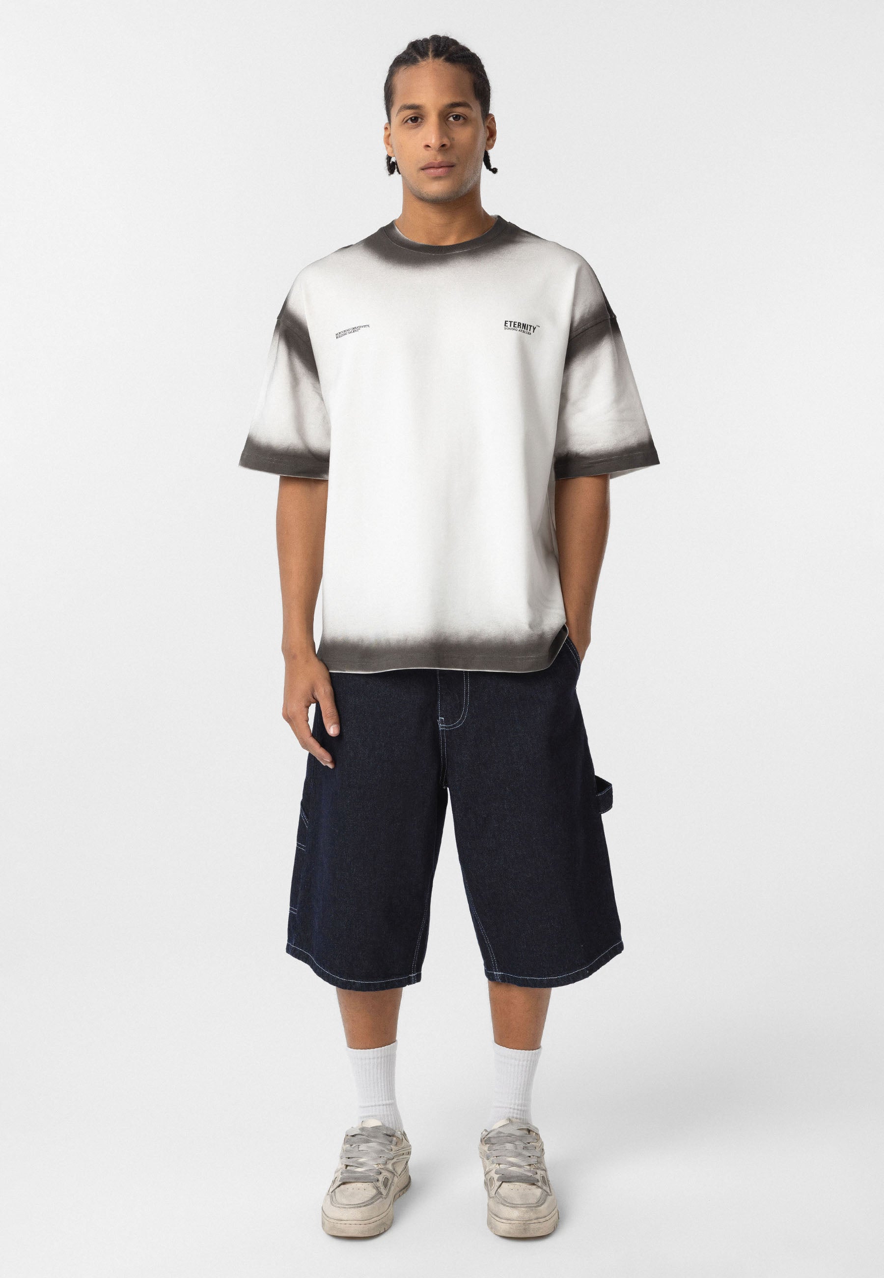 Essential Print Crew T-shirts – Multi‑Color