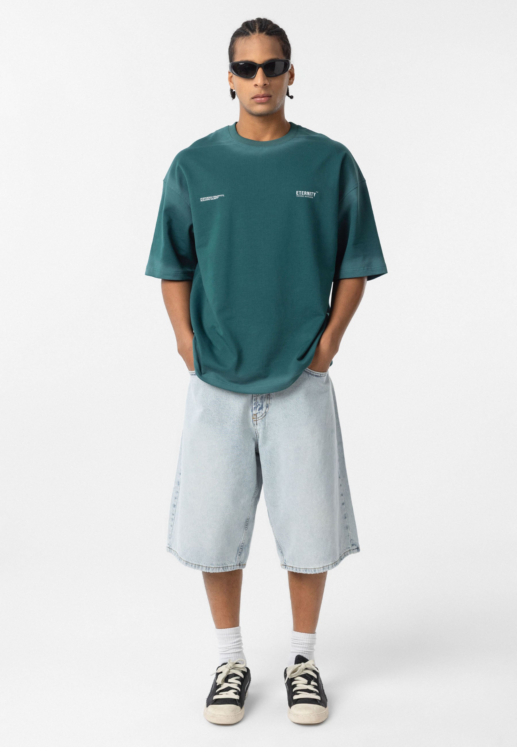 Essential Print Crew T-shirts – Multi‑Color