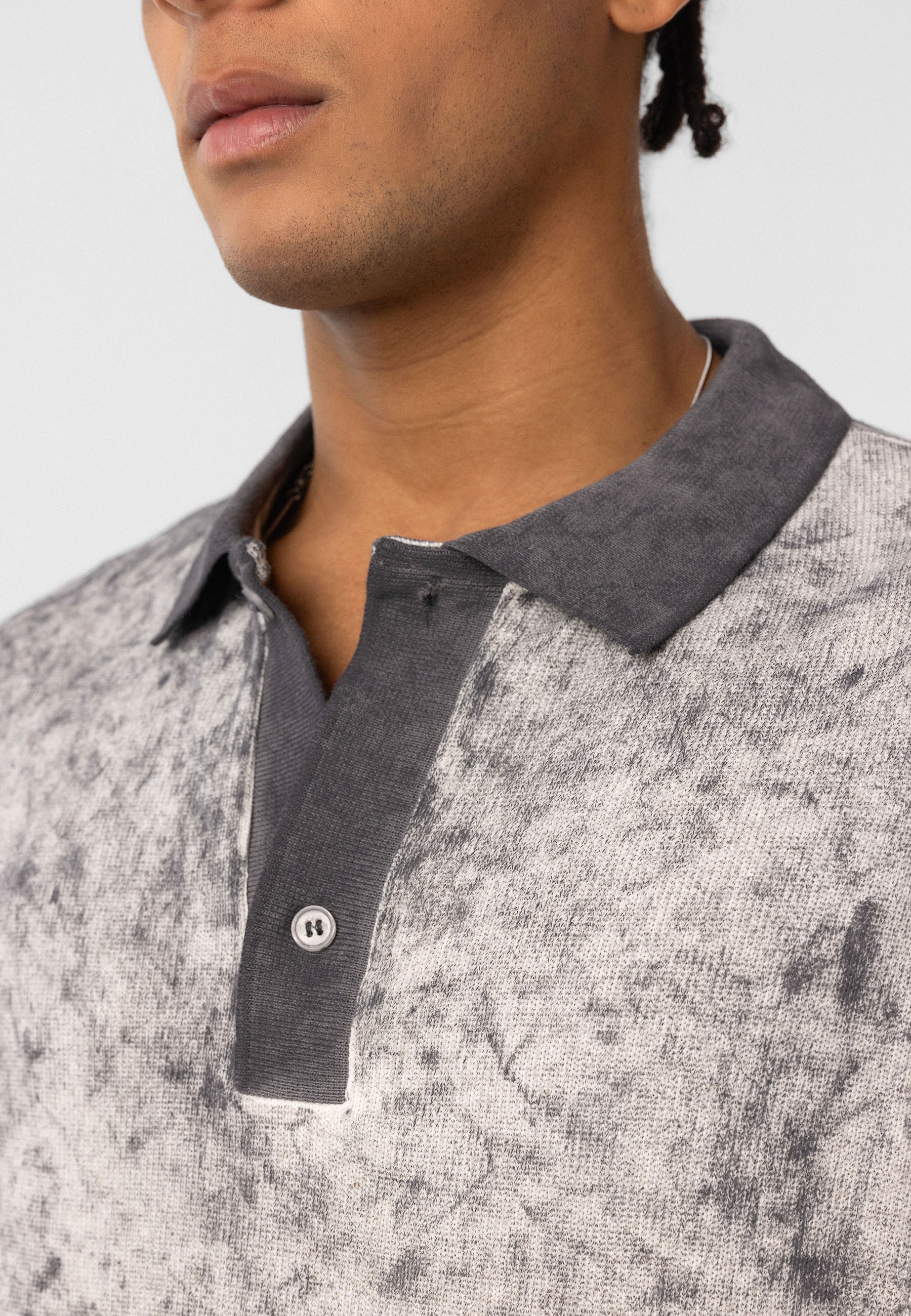 Washed Oversize Polo-Collar T-shirts – Available in 4 Essential Shades