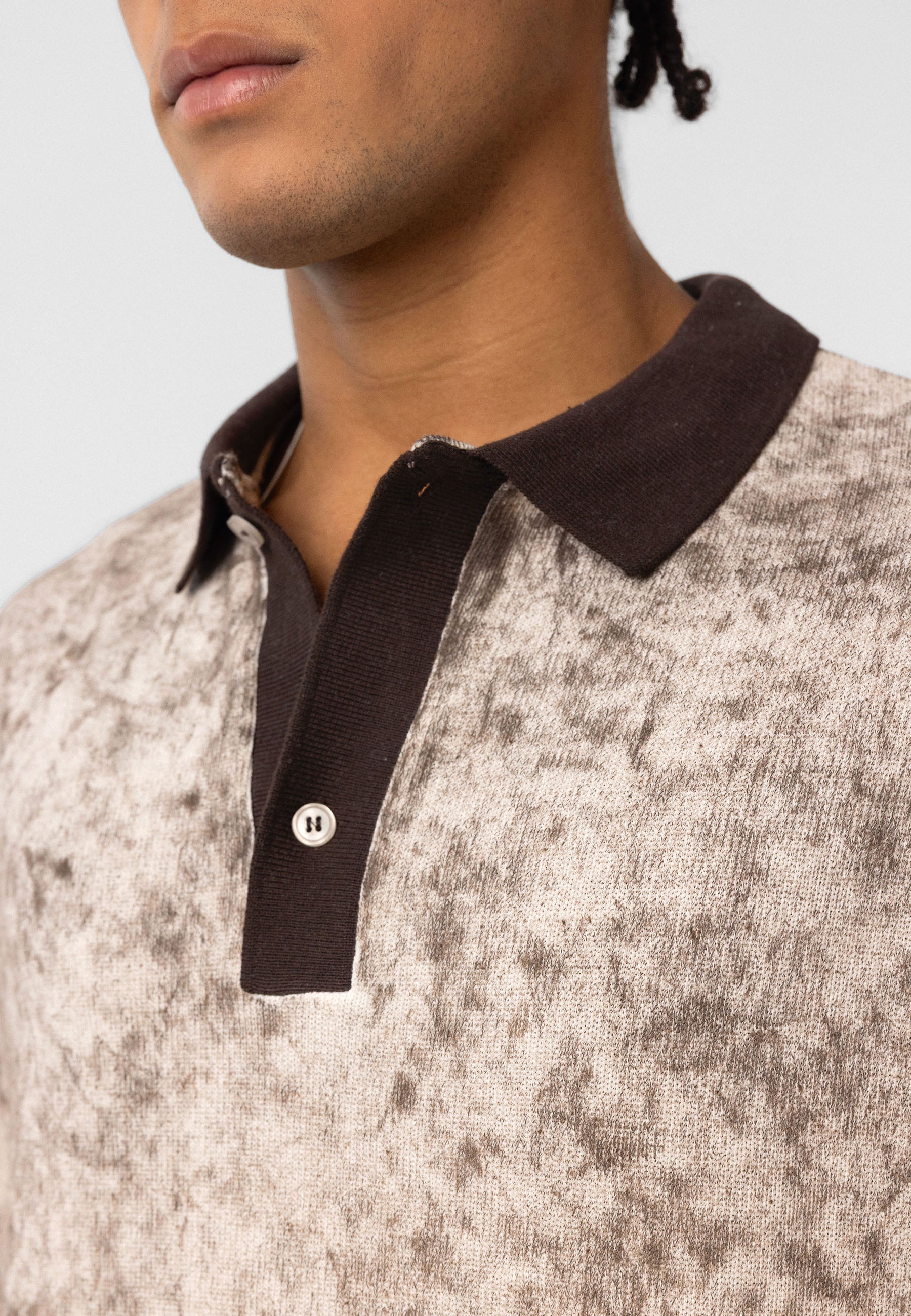 Washed Oversize Polo-Collar T-shirts – Available in 4 Essential Shades