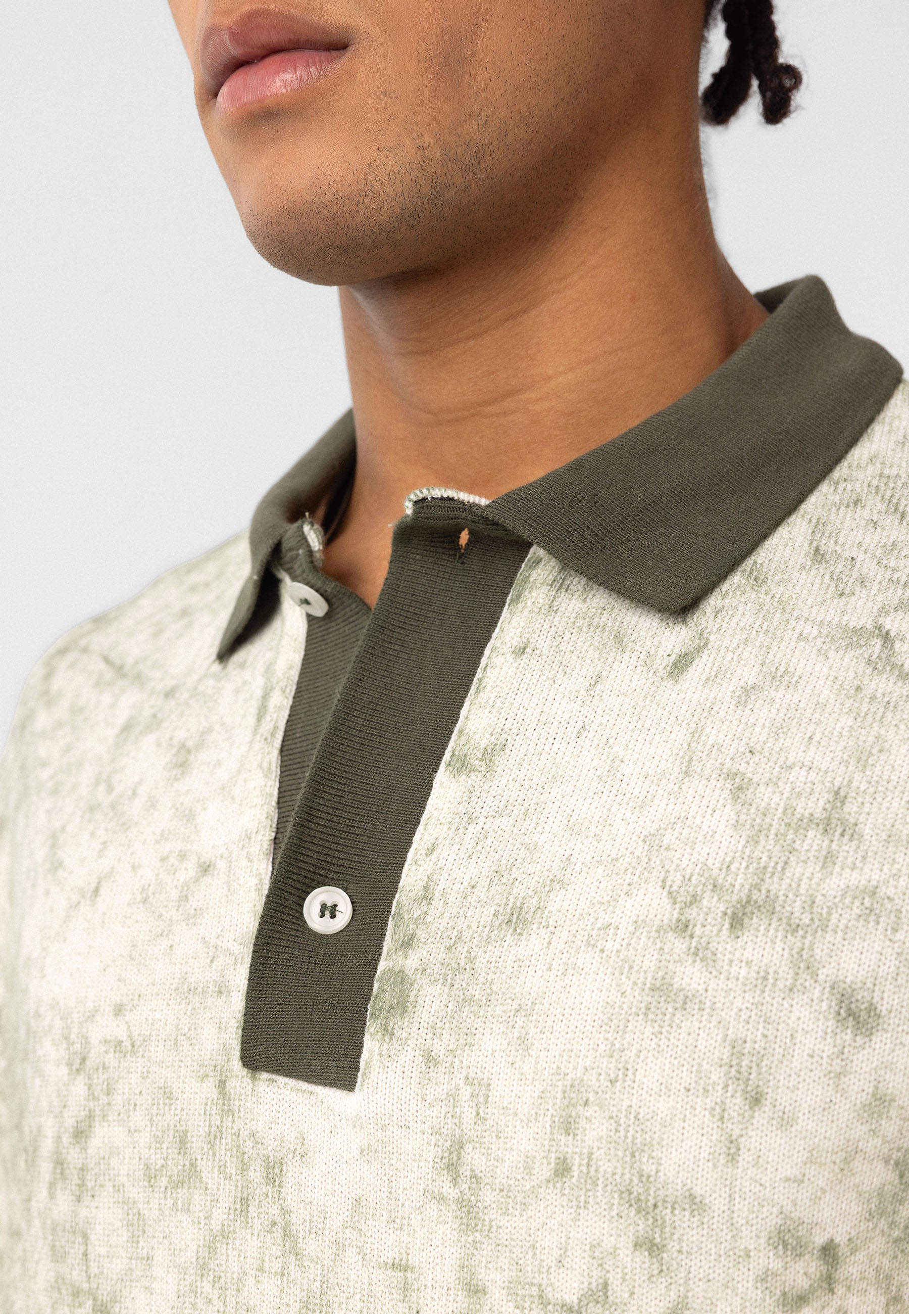 Washed Oversize Polo-Collar T-shirts – Available in 4 Essential Shades