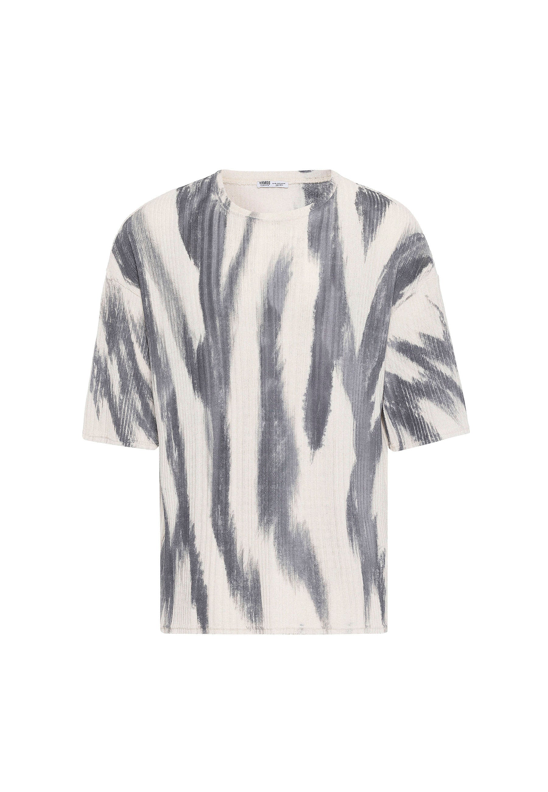 Oversized Knit T-shirts Soft Washed Texture, Relaxed Comfort