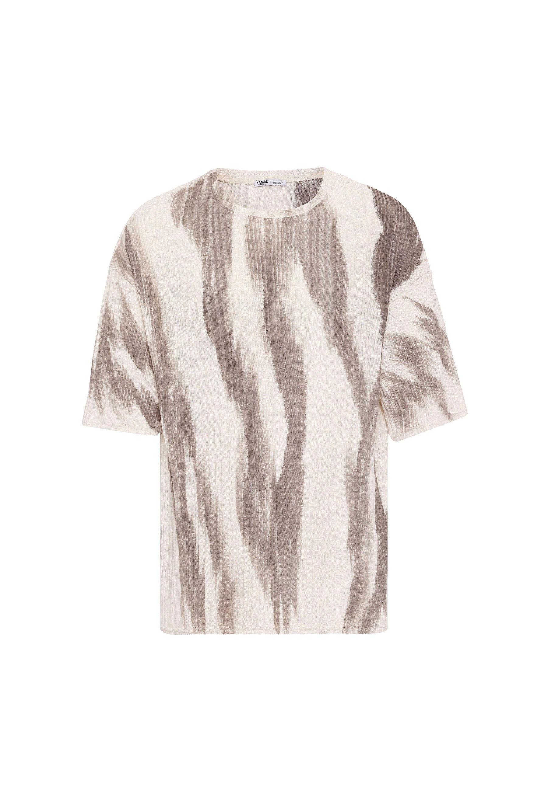 Oversized Knit T-shirts Soft Washed Texture, Relaxed Comfort