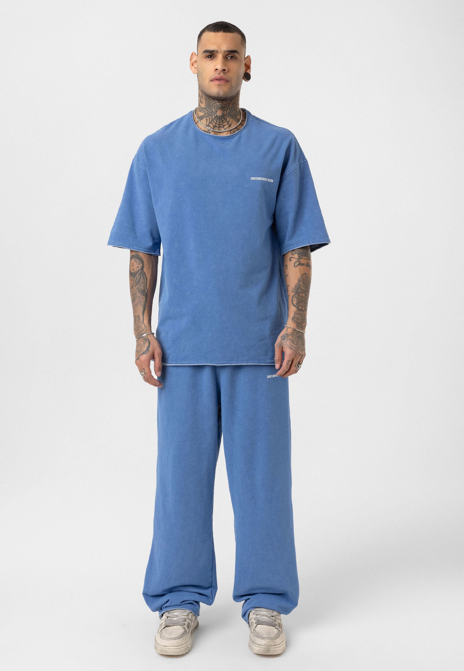Relaxed Fit Track Pants sets – Washed Vintage Texture & Everyday Comfort