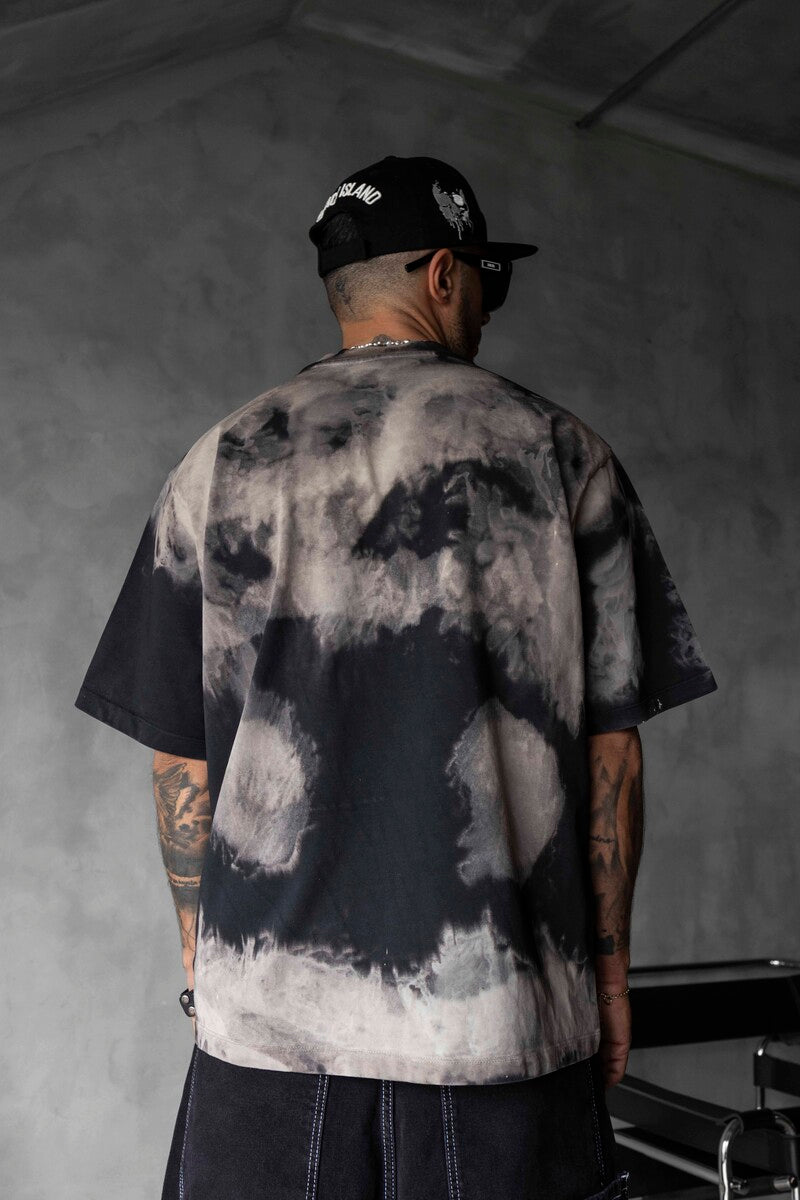 Black Island Milano Bold Logo Black Oversized T-Shirt 1861