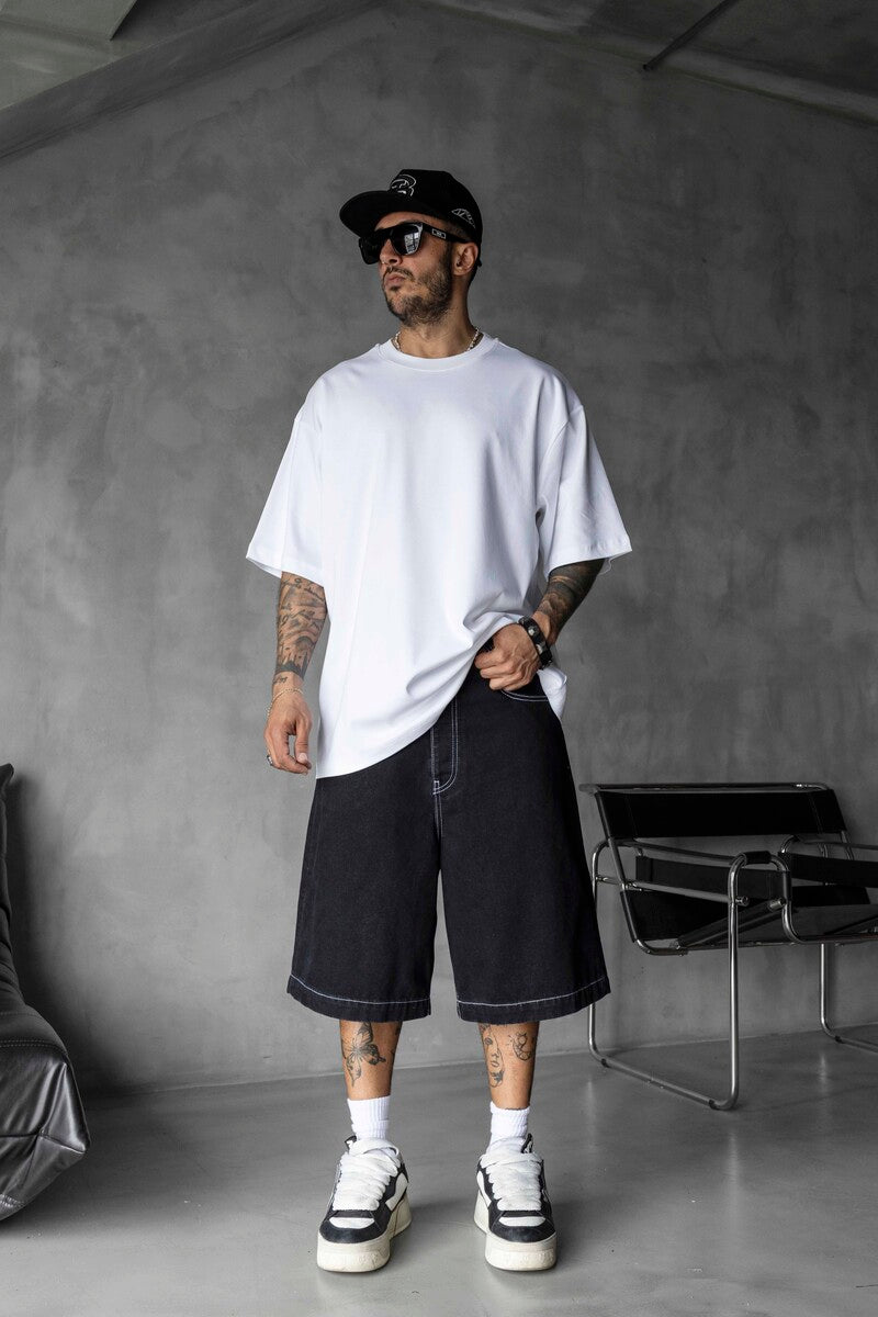 Basic Oversize White Intense T-shirt 1708