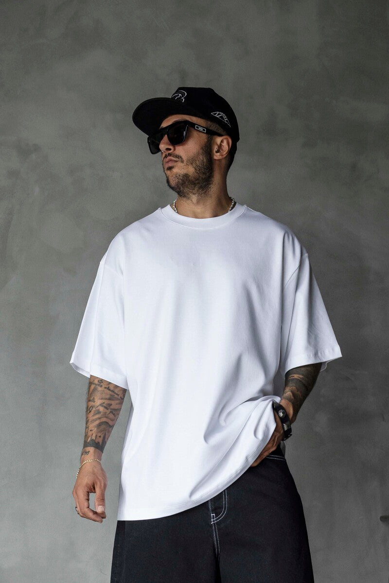 Basic Oversize White Intense T-shirt 1708