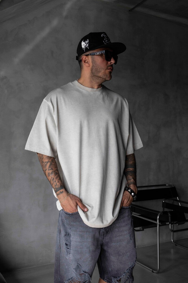 BASIC WASHED T-SHIRT OFFWHITE 1685