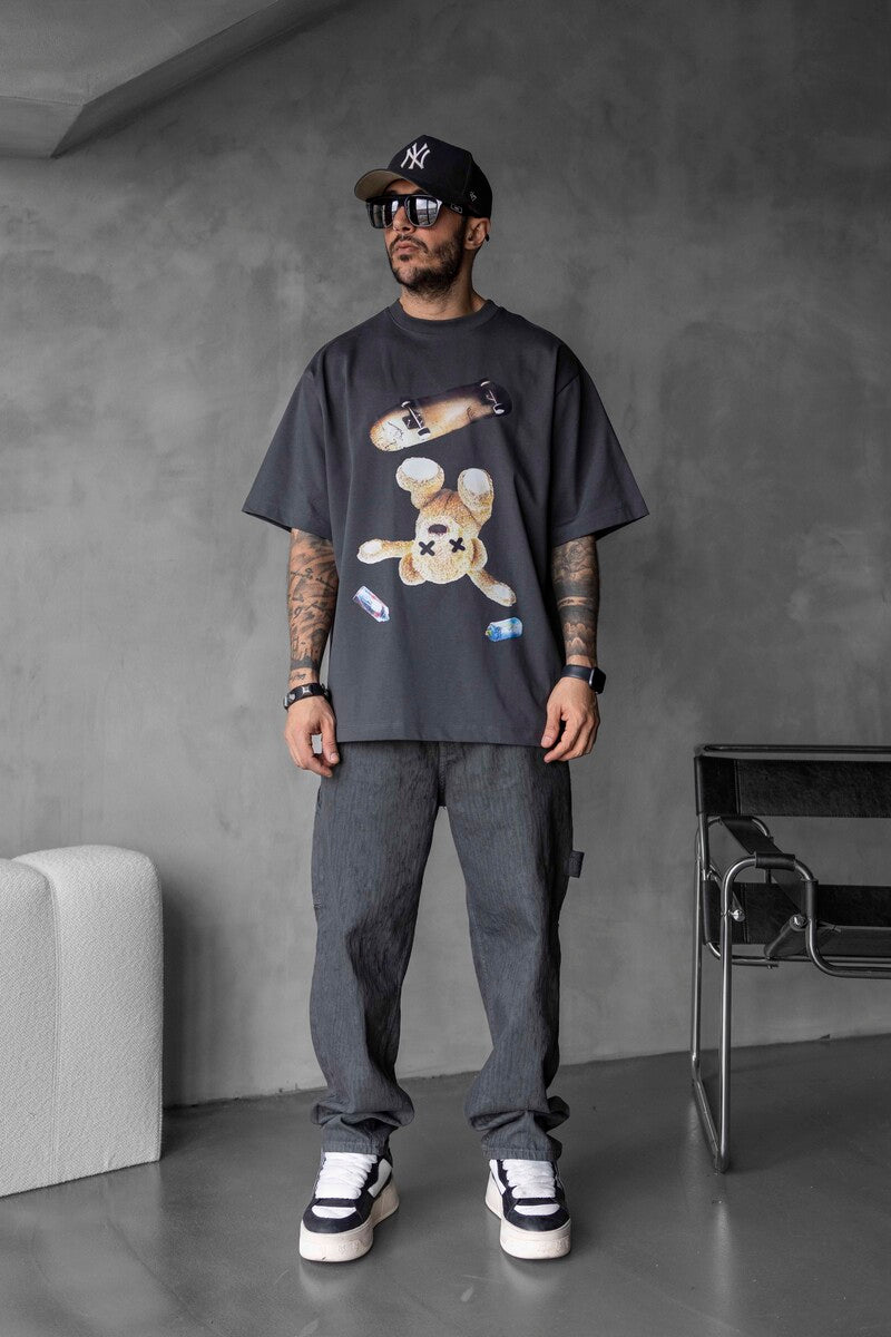 BEAR PRINTED T-SHIRT ANTRA 1737