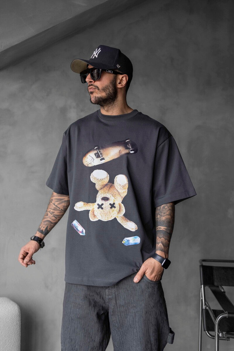 BEAR PRINTED T-SHIRT ANTRA 1737