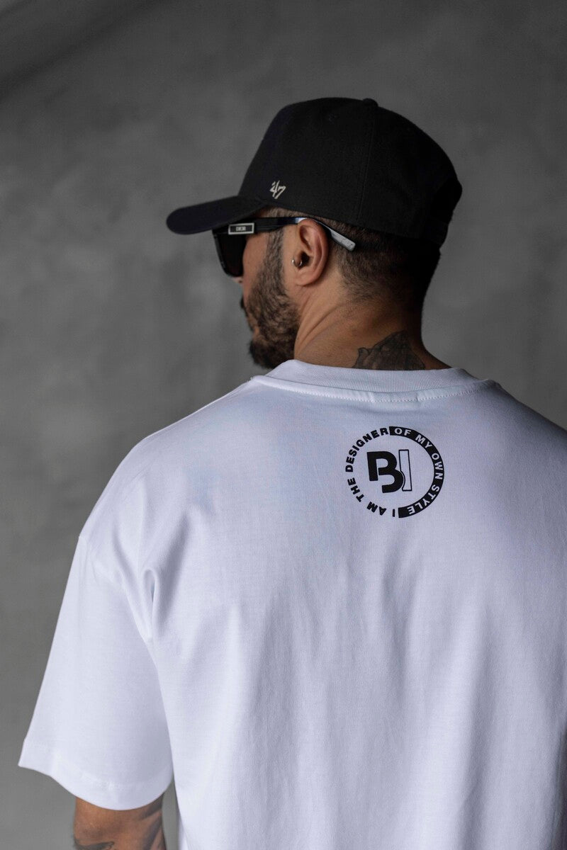 BLACK ISLAND BEAR PRINTED T-SHIRT WHITE 1729