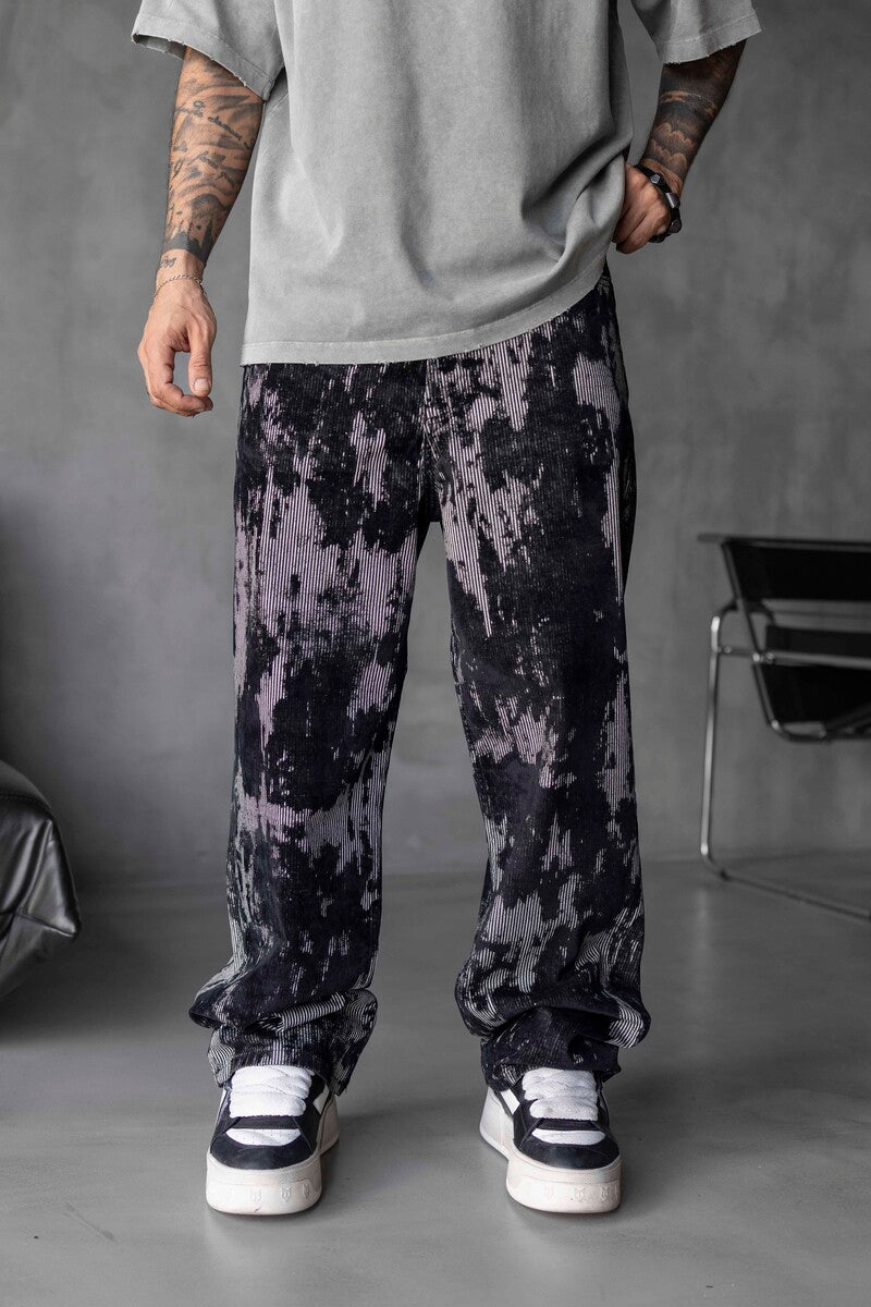 Black Baggie Denim Jeans 16996