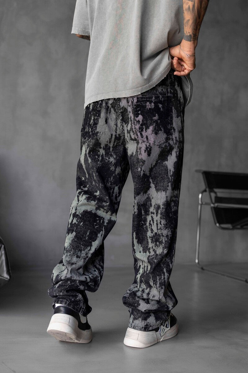 Black Baggie Denim Jeans 16996