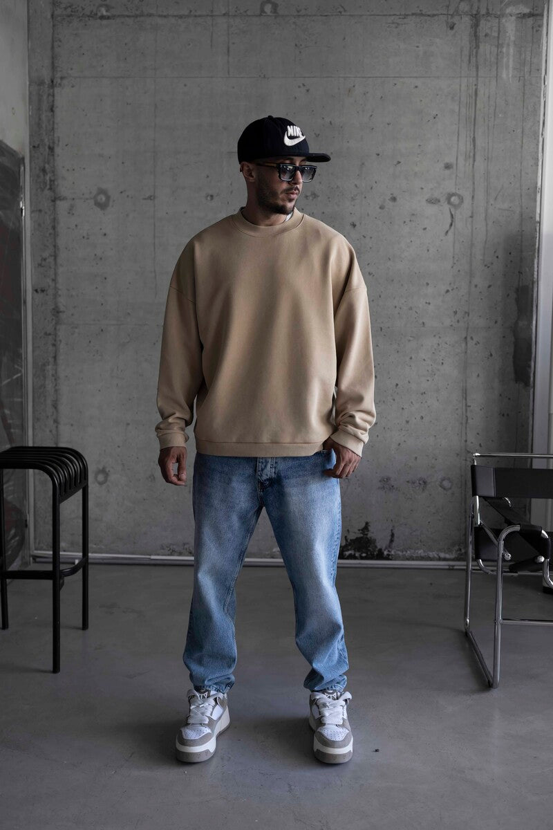 Black Island Beige Sweatshirt 1785