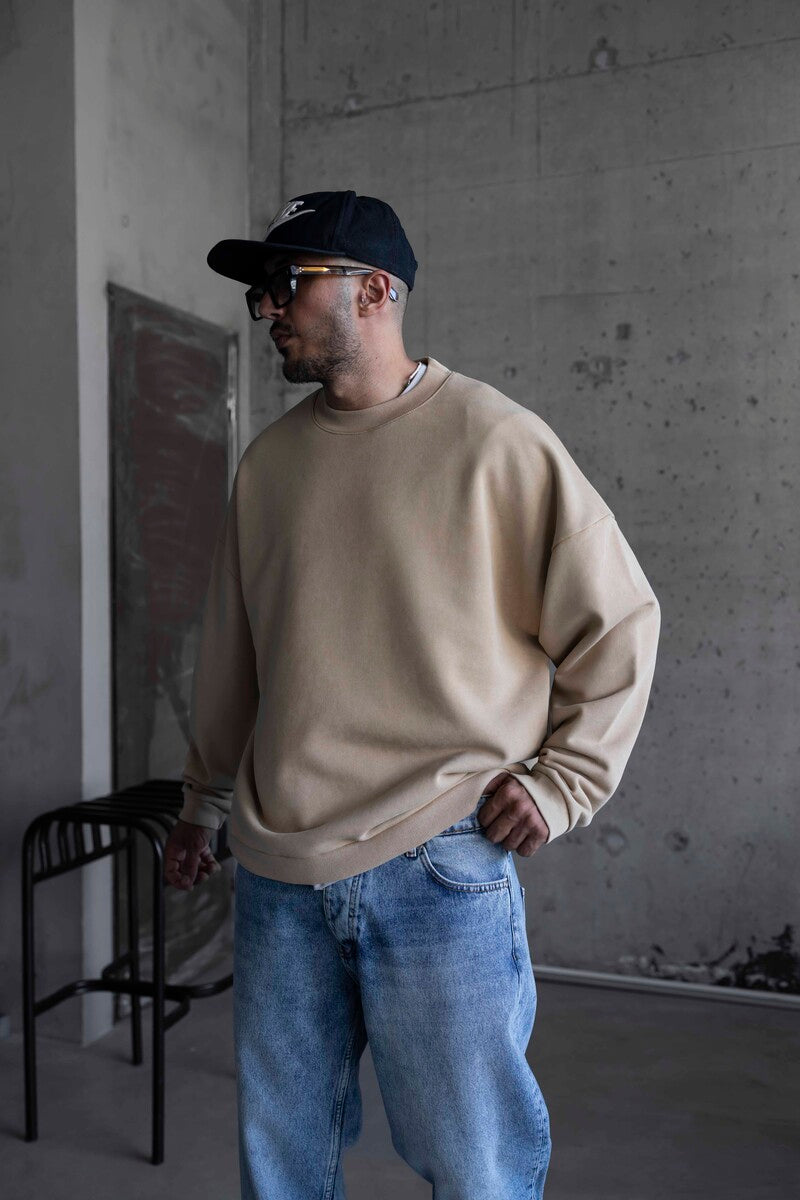 Black Island Beige Sweatshirt 1785