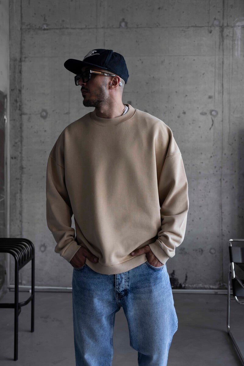 Black Island Beige Sweatshirt 1785