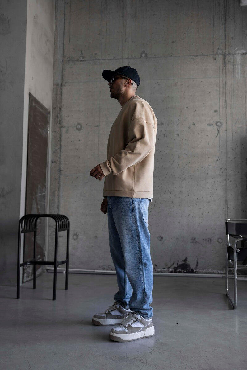 Black Island Beige Sweatshirt 1785