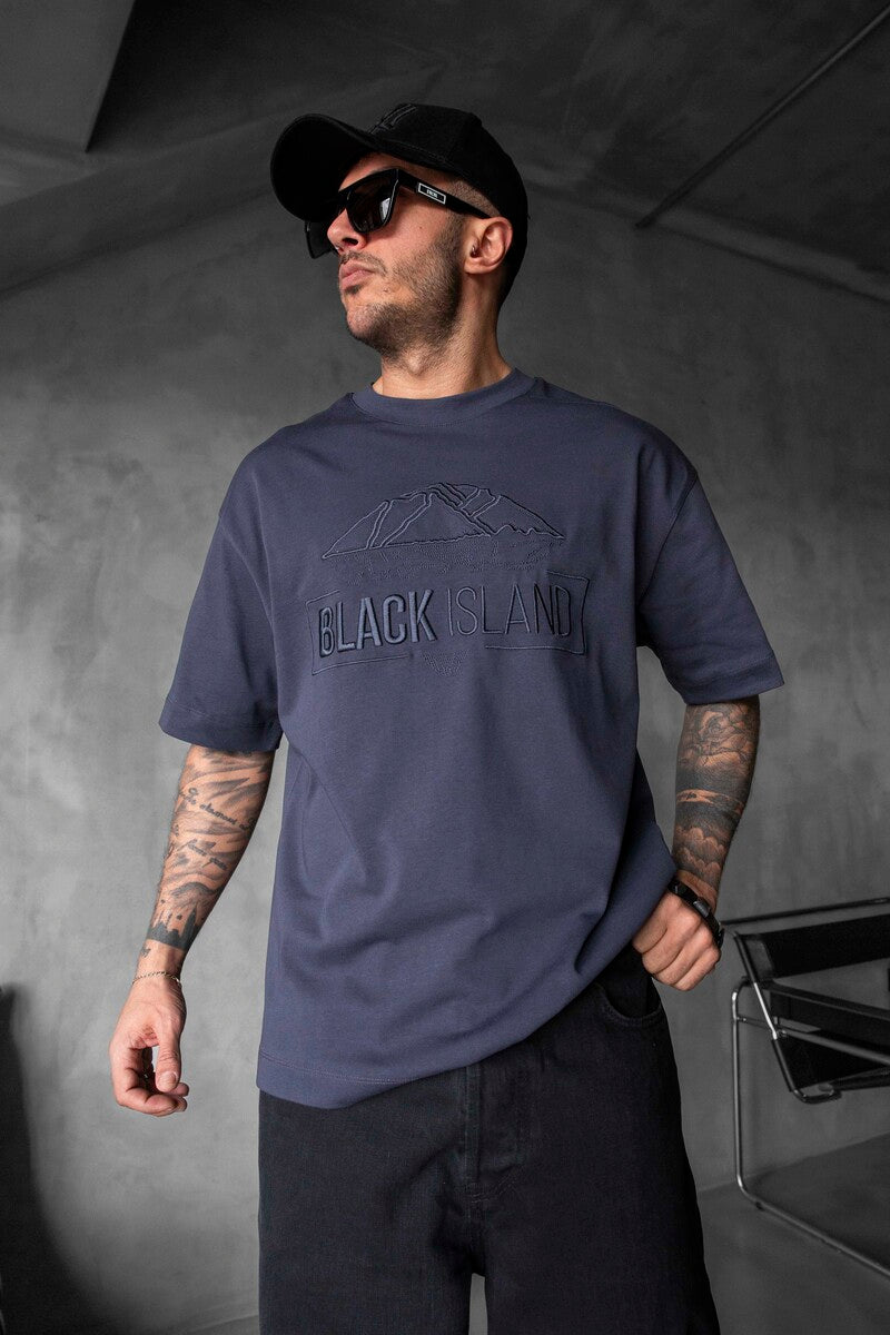 Black Island Logo Printed Antra T-shirt 1842