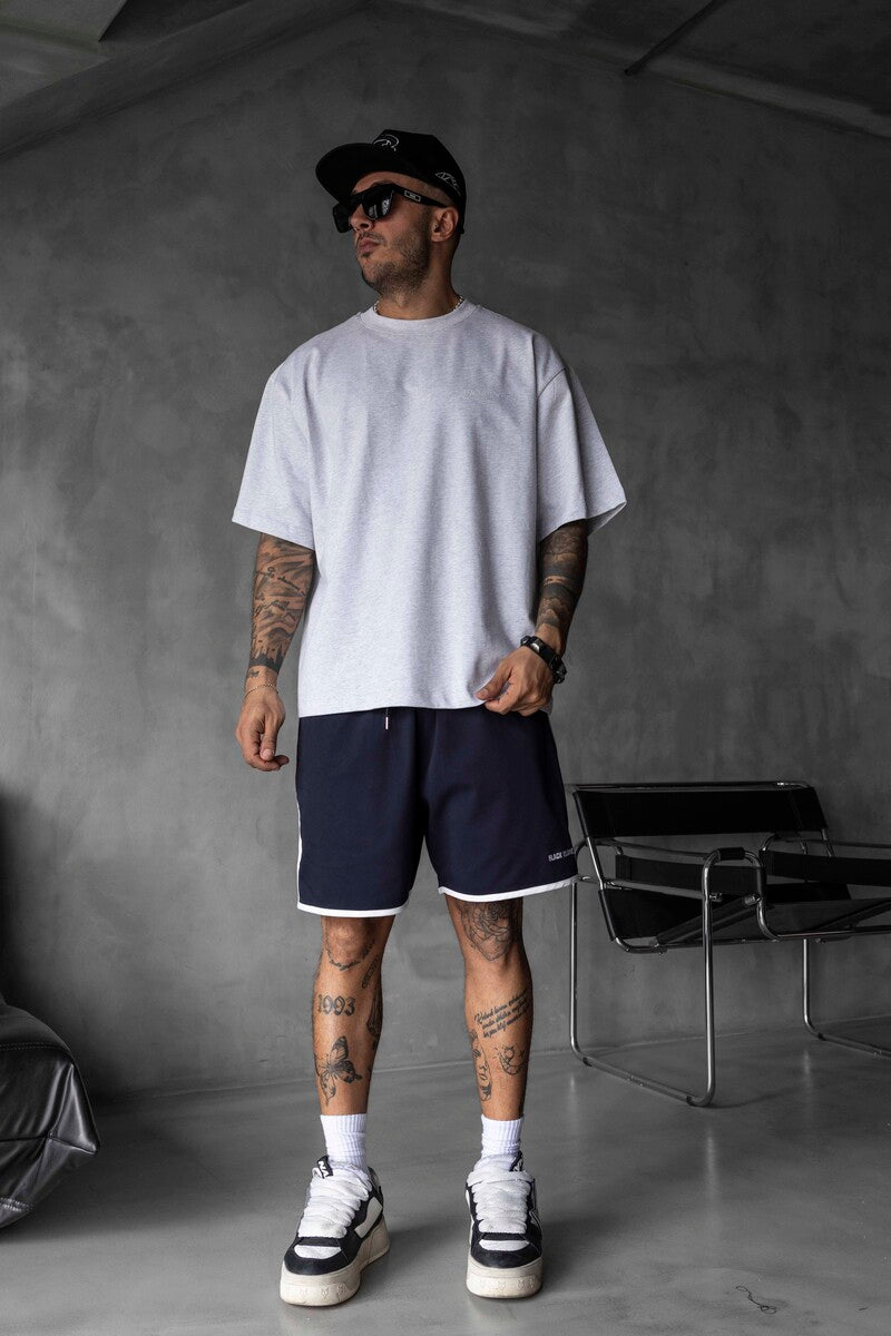 Black Island Printed T-shirts Gray 1878