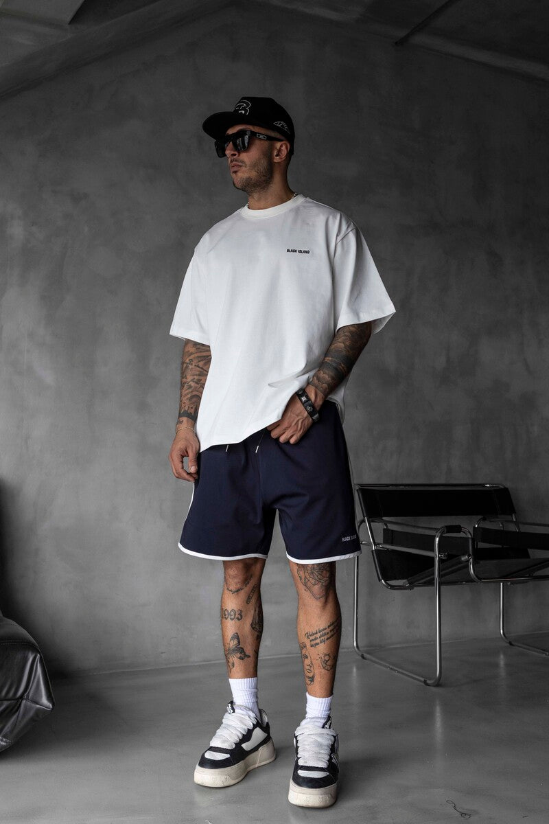 Black Island Printed T-shirts White 1878