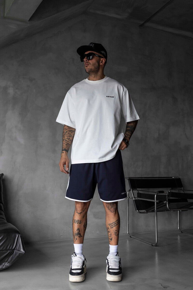 Black Island Printed T-shirts White 1878