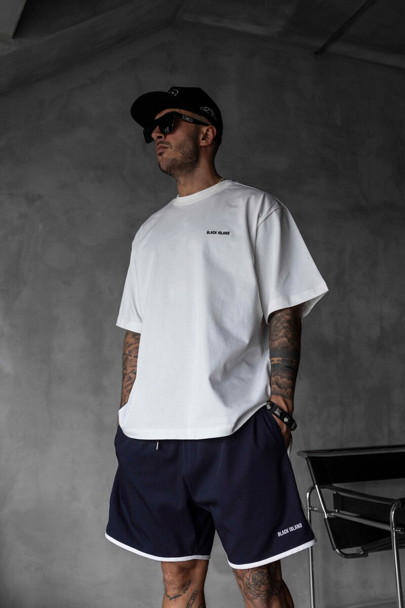 Black Island Printed T-shirts White 1878