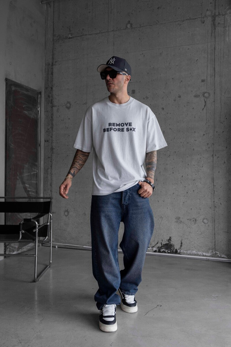 BLACK ISLAND WASHED T-SHIRT WHITE 1761