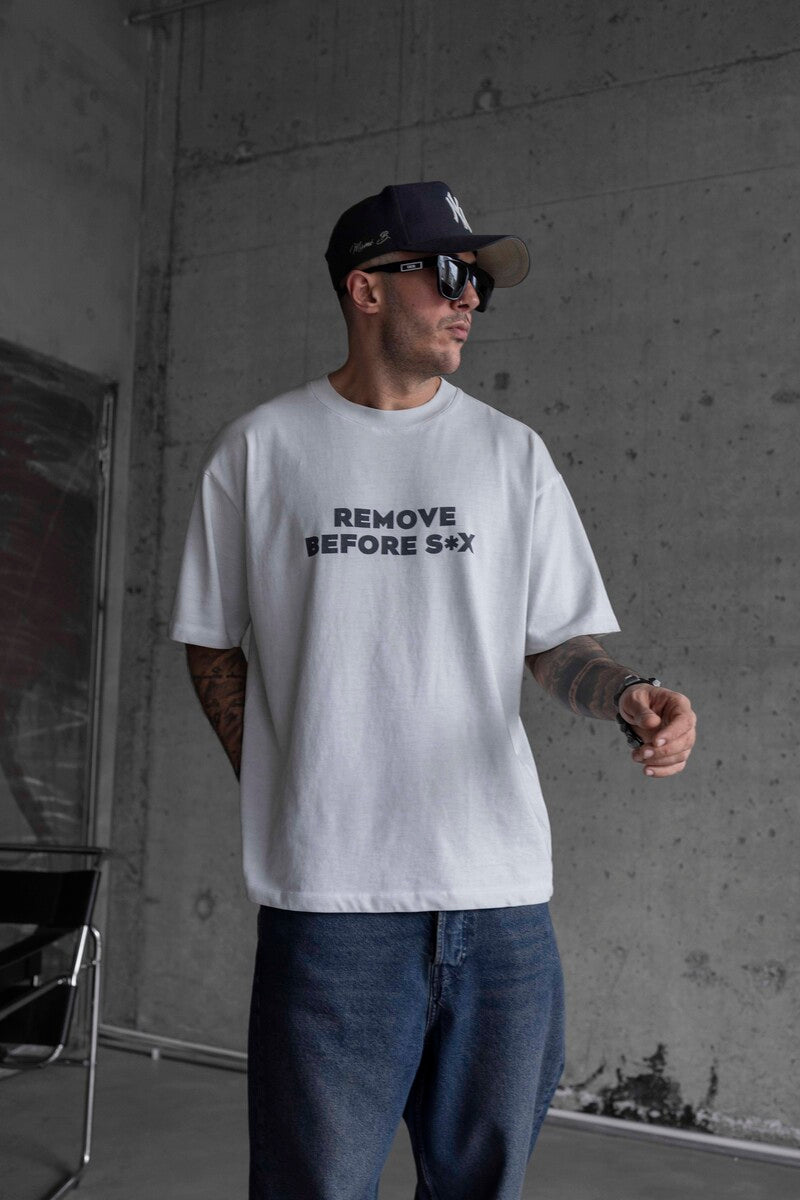 BLACK ISLAND WASHED T-SHIRT WHITE 1761