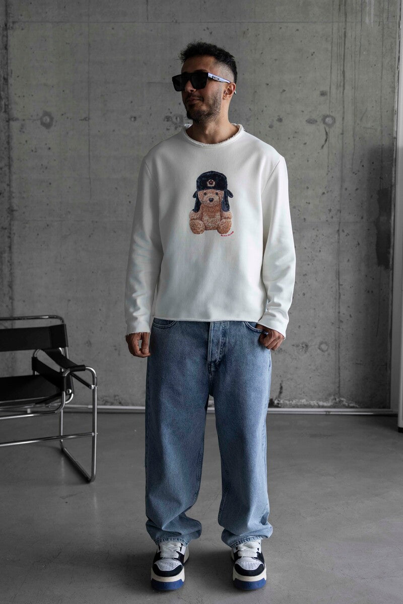 Black Island White Sweatshirt 1796