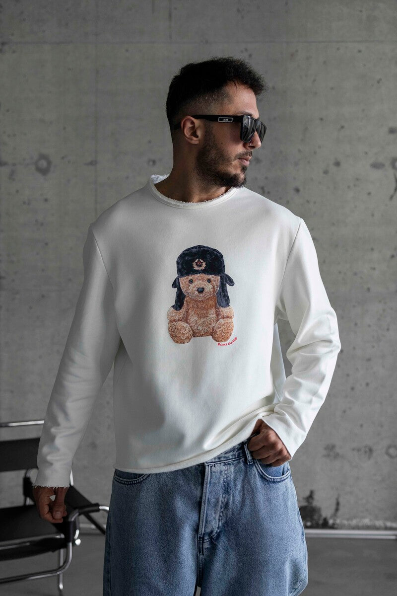 Black Island White Sweatshirt 1796